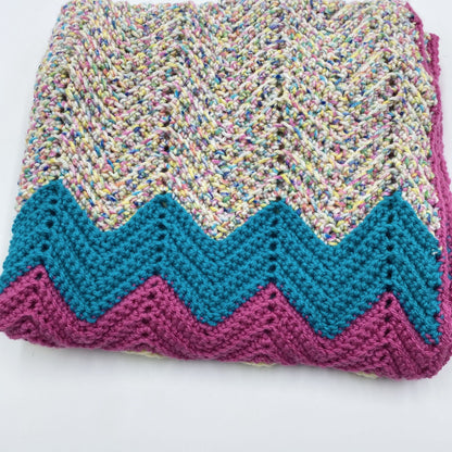 Baby Girl ripple blanket