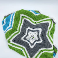 Crochet star blanket